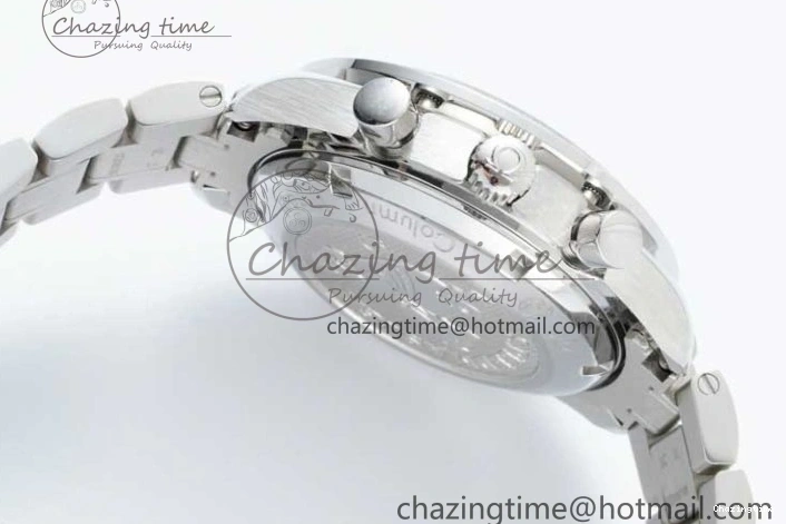0512 Speedmaster Racing Master SS HKF Best Edition White Dial on SS Bracelet A Premium 7809